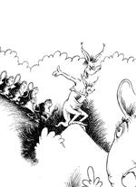 coloring page Horton Dr. Seuss