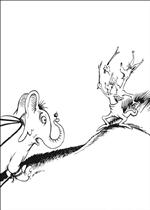 coloring page Horton Dr. Seuss