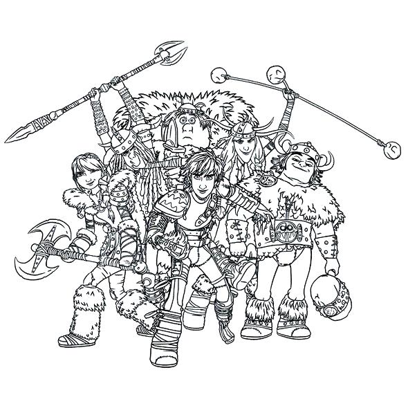 Kids-n-fun.com | 7 coloring pages of How to train your dragon 2