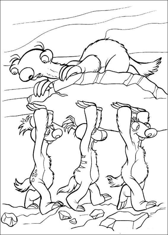 Kids-n-fun.com | 34 coloring pages of Ice Age 2