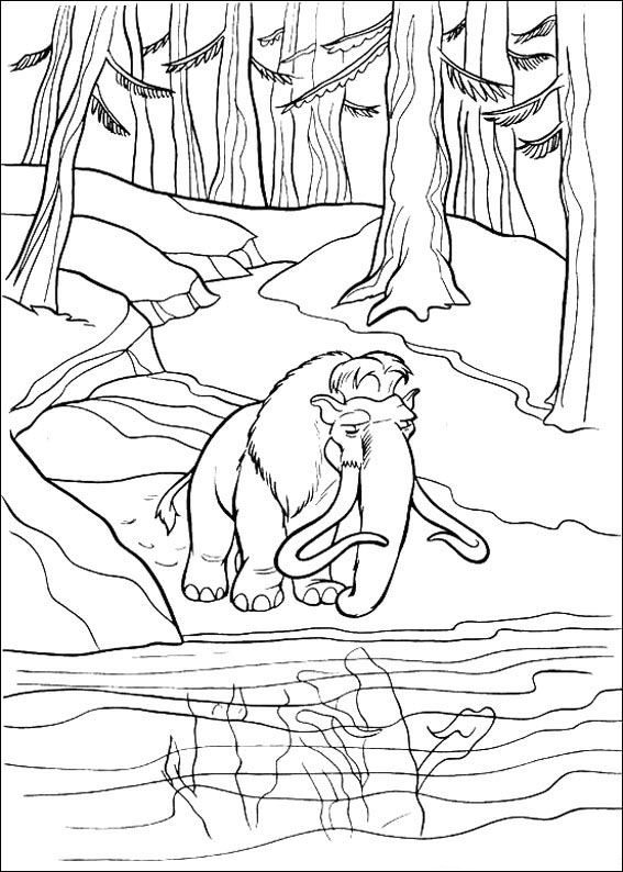 ice age 2 coloring pages - photo #23