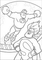 coloring page Incredibles
