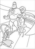 coloring page Incredibles