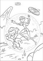 coloring page Incredibles