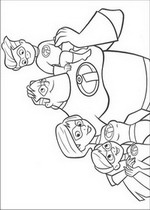 coloring page Incredibles