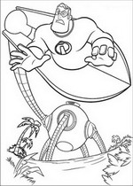coloring page Incredibles