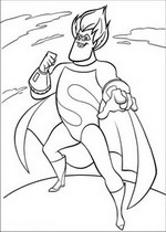 coloring page Incredibles