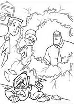 coloring page Incredibles