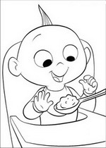 coloring page Incredibles