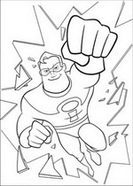 coloring page Incredibles