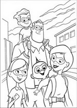 coloring page Incredibles