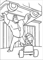 coloring page Incredibles