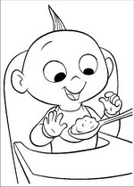 coloring page Incredibles