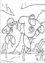coloring page Incredibles