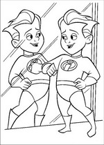 coloring page Incredibles