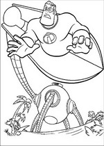 coloring page Incredibles