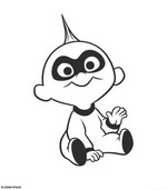 coloring page Incredibles