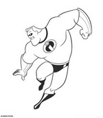 coloring page Incredibles