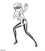 coloring page Incredibles