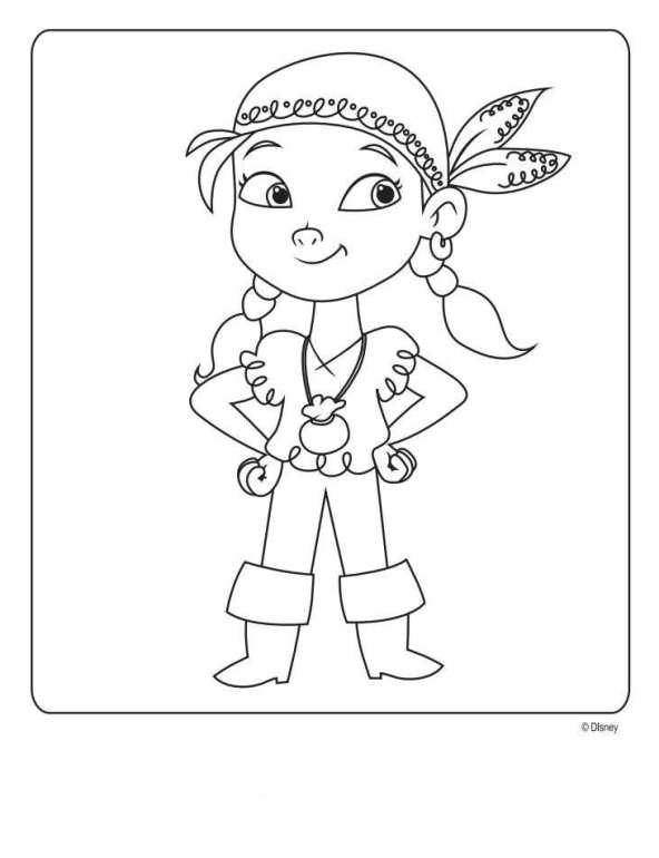 jake and the pirates coloring pages - photo #36
