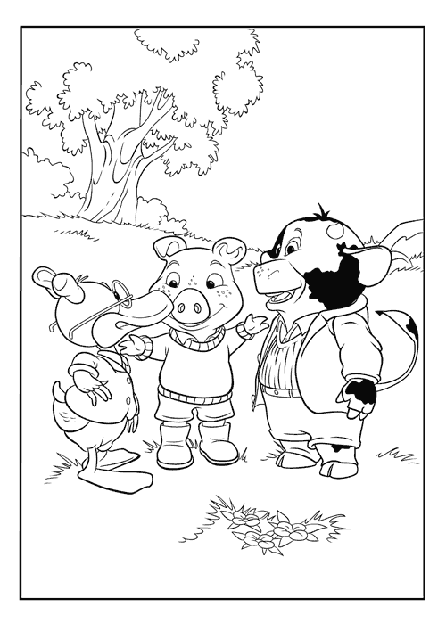 Kids-n-fun.com | Create personal coloring page of Jakers! coloring page