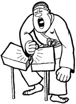 coloring page Judo