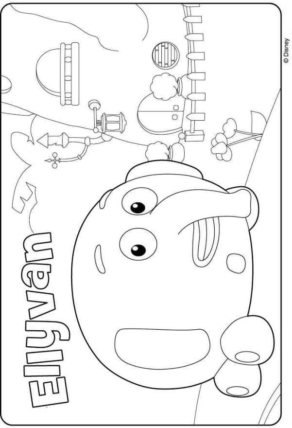 Kids-n-fun.com | 7 coloring pages of Jungle Junction