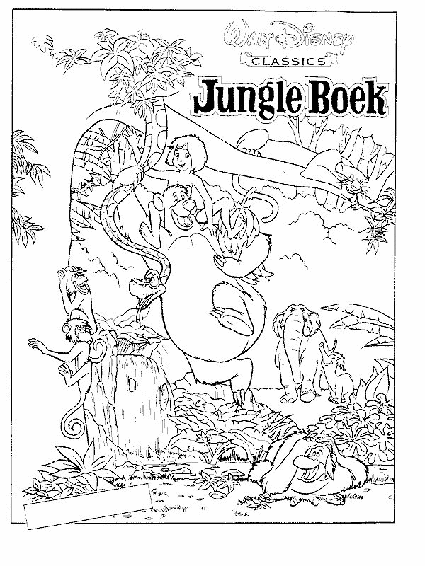 Kids-n-fun.com | Coloring page Jungle Book Jungle Book