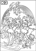 coloring page K3