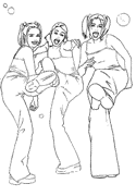 coloring page K3
