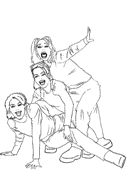 coloring page K3