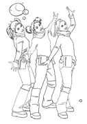 coloring page K3