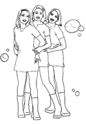 coloring page K3