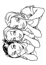 coloring page K3