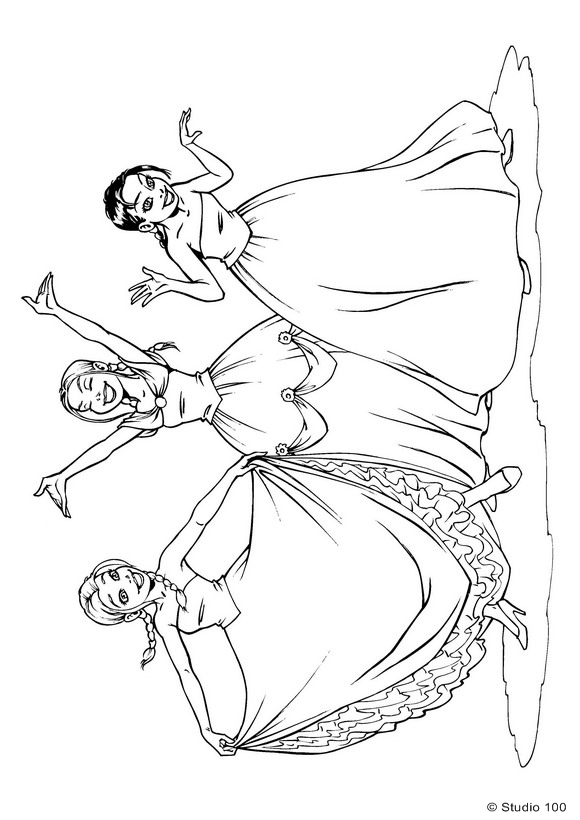 51 coloring pages of K3