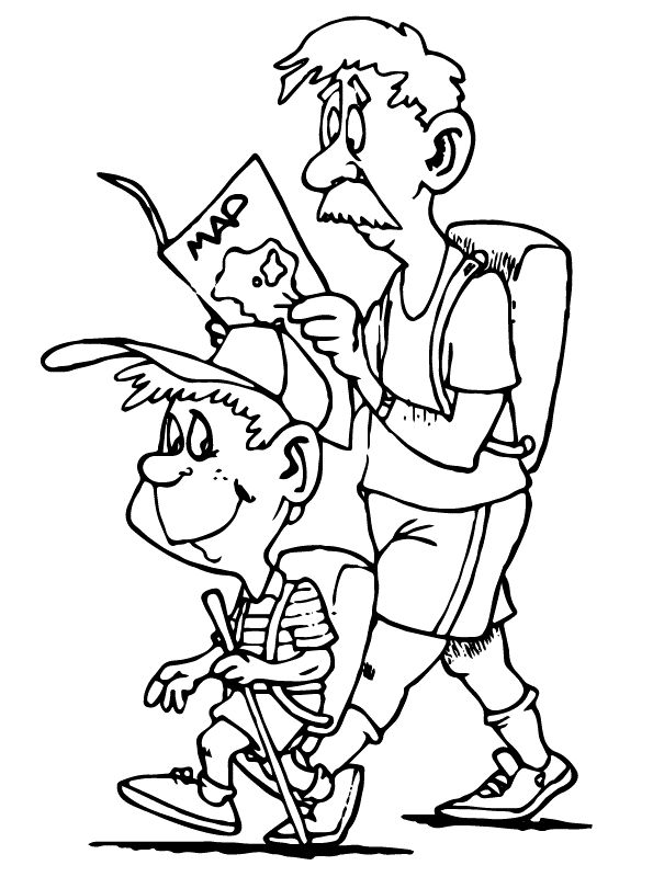 Kids-n-fun.com | 31 coloring pages of Summer vacation