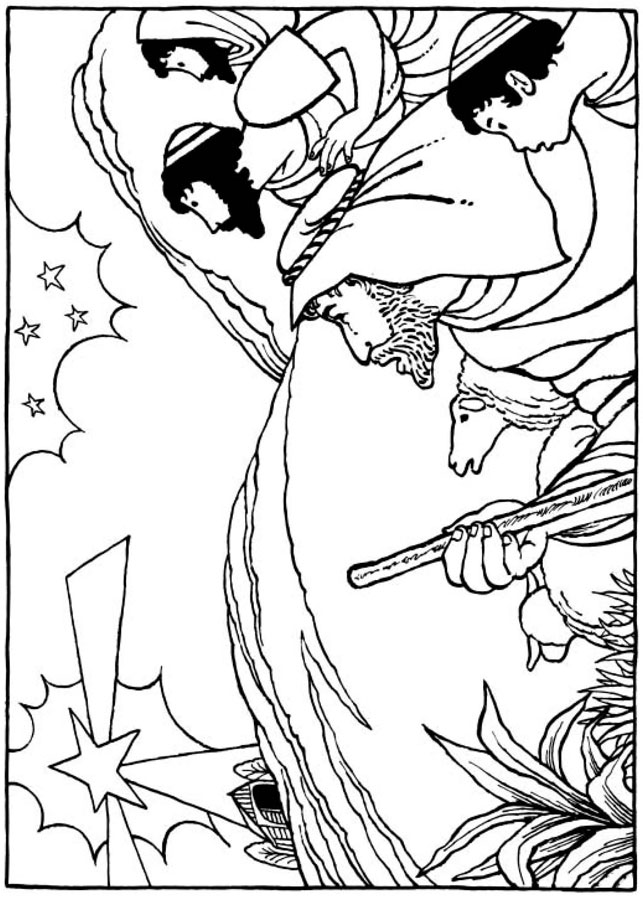 a christmas story coloring pages - photo #47