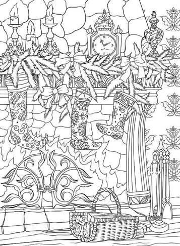 Kids-n-fun.com | 10 coloring pages of Christmas nostalgic