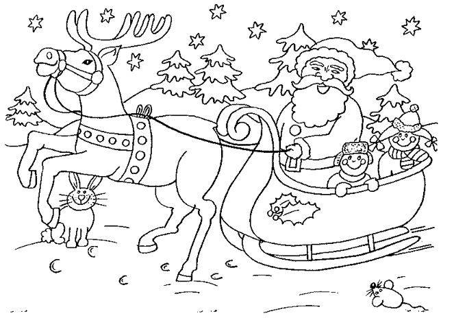 Kids-n-fun.com | 48 coloring pages of Christmas
