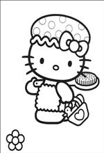 coloring page Hello Kitty