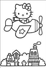 coloring page Hello Kitty