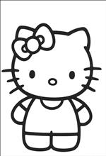 coloring page Hello Kitty