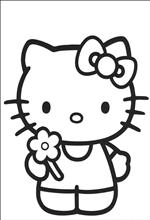 coloring page Hello Kitty