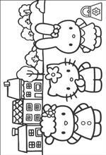 coloring page Hello Kitty