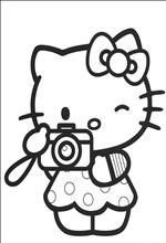 coloring page Hello Kitty