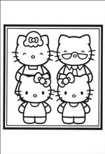 coloring page Hello Kitty