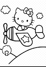 coloring page Hello Kitty