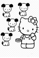 coloring page Hello Kitty