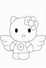 coloring page Hello Kitty