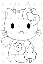 coloring page Hello Kitty